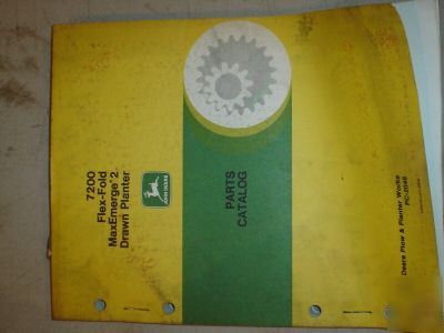 John deere 7200 flex-fold drawn planter parts manual