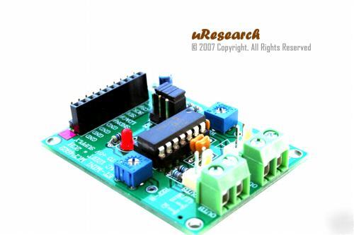 Mini-12BIT-dac (12-bit digital analog) basic stamp, pic