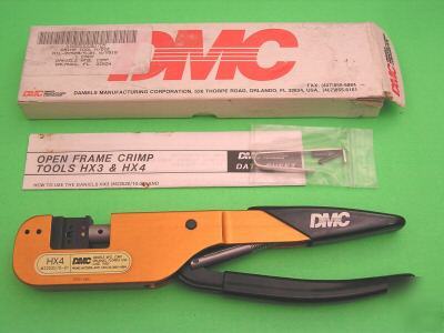 New daniels dmc HX4 crimper w/ die set raychem splices