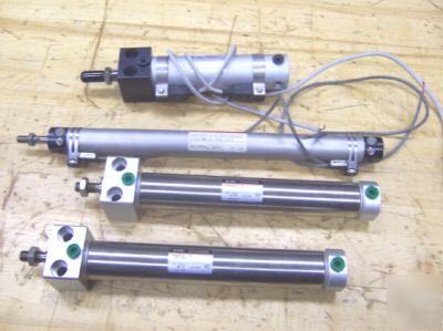 New misc. smc pneumatic cylinders ~ ~surplus~