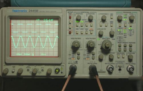 Tektronix 2445B 200 mhz 4 channels oscilloscope**nice**