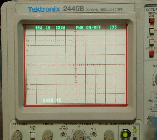 Tektronix 2445B 200 mhz 4 channels oscilloscope**nice**