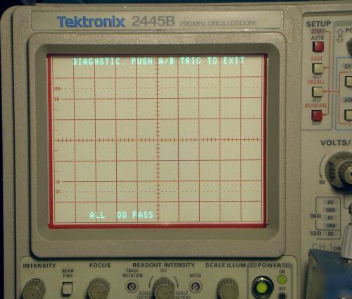 Tektronix 2445B 200 mhz 4 channels oscilloscope**nice**
