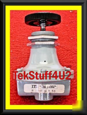 Conoflow press. regulator 0-50 psig brass wetted parts