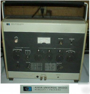 Hp/agilent 4265A universal lcr bridge free ship US48