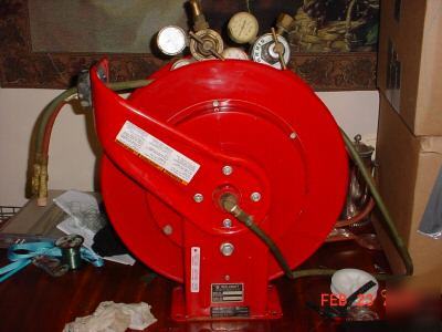 Model TW7450 olp twin hose welding reel oxy/acet/gas