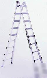 22 1AA little giant ladder w/ wheels & all 4 acc