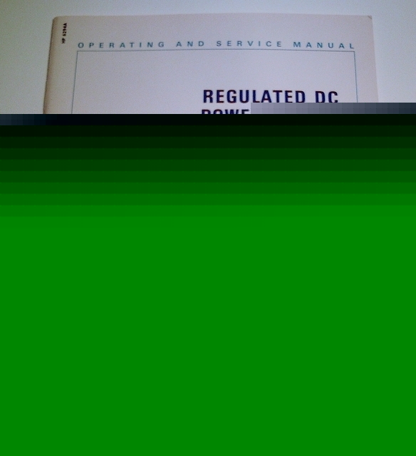 Hp 6294A dc power supply original op. & service manual
