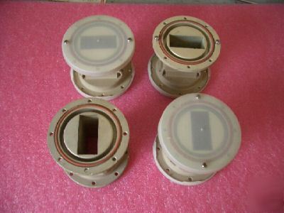 4X waveguide section connector wr-187 rf 