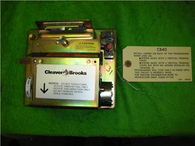 New cleaver brooks flame safeguard relay CB40 833-2201