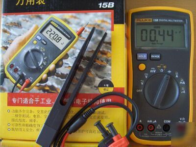 Proffessional fluke 15B multimeter - free smd test lead