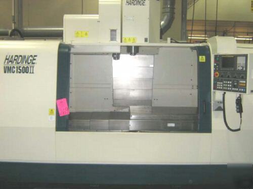 Used hardinge vmc 1500II vertical machining center 2004