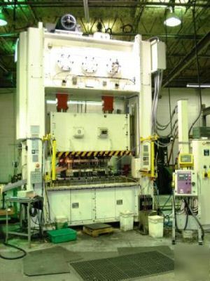 220 ton aida nsu-S2-2000 high speed press w/ coil line