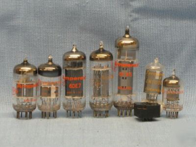 Amperex tubes 6DJ8 12AY7 12BH7A ZM1000 more