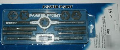 Century power point 12PC tap & die set nc