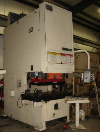 250 ton cincinnati obs 250 c frame hydraulic press 1991