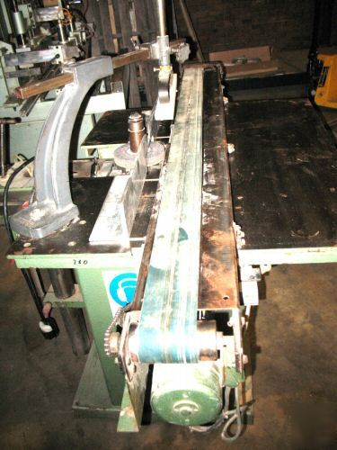 Brandt sander profile & molding sander-tilting spindle