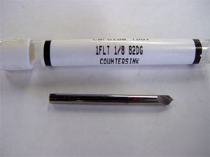 Usa single flt carbide countersink-1/8
