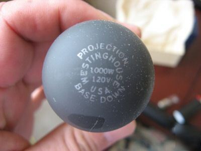 Westinghouse projection bulb 1000W 120V bell howell