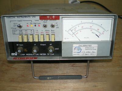 Marconi instruments modulation meter TF2304 
