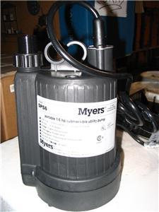 Myers dewatering utility pump utility pump sump