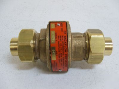 New brass Â¾â€ continuous pressure backflow preventer 