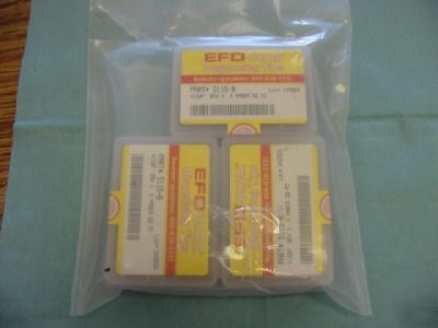 New lot of efd 5115-b amber dispensing tips, 3 boxes <