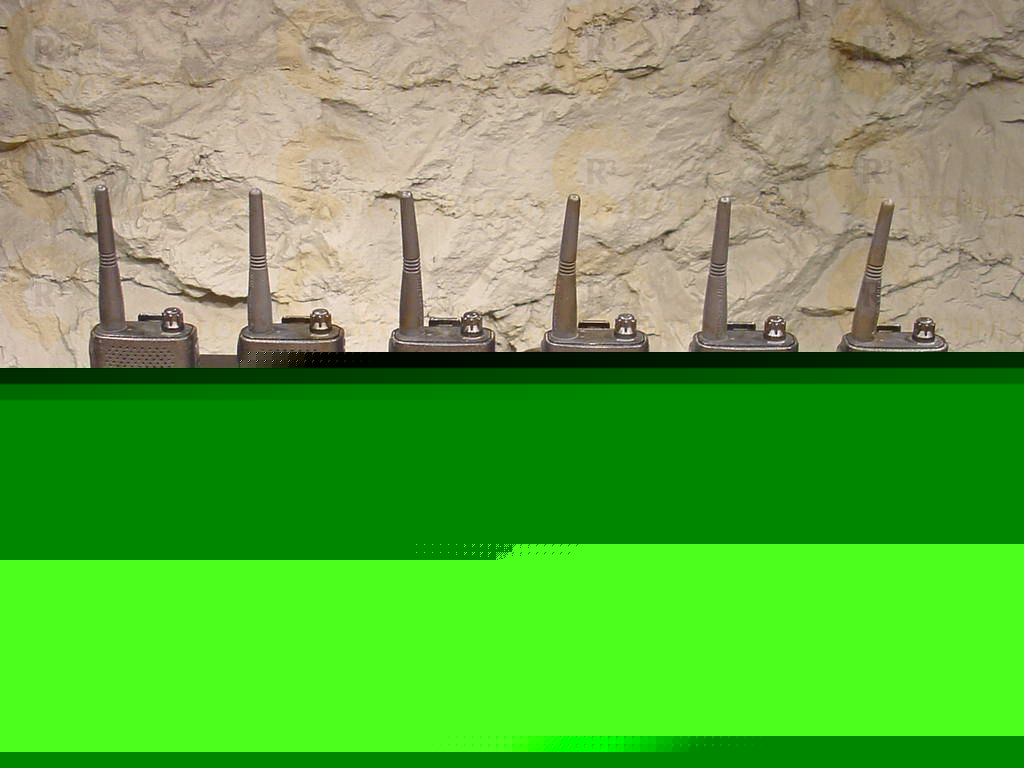 Lot of 6 motorola radius SP21 uhf two-way radios