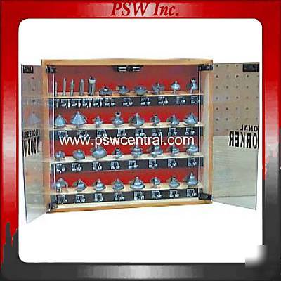 35PC router bit set 1/4