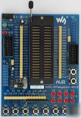 Avr starter develop board STK85162 MS51 ATMEGA8515 162