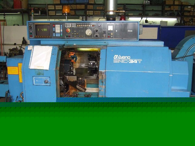 Cnc lathe, miyano bnc-34T fanuc 0T, two turre