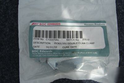 Edwards vacuum C10007090 ISO63/250 double claw clamp.