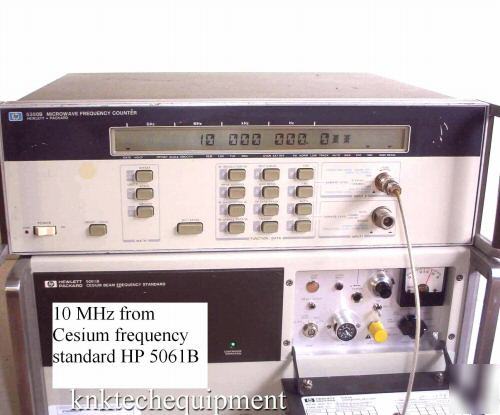 Hp 5350B 10 hz- 20 ghz microwave counter opt/ 001 H03