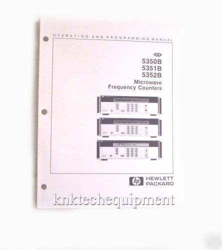 Hp 5350B 10 hz- 20 ghz microwave counter opt/ 001 H03