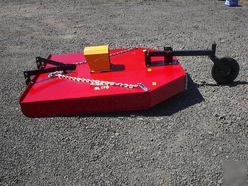 New 66â€ brush hog/mower SL170N cat.1 3PT 30-50HP rating