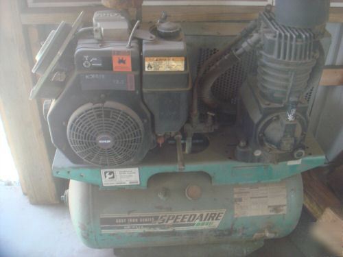 Speedaire 12.5HP gas powered air compressor -no 