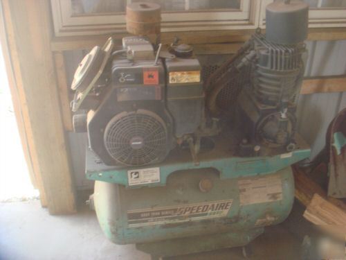 Speedaire 12.5HP gas powered air compressor -no 