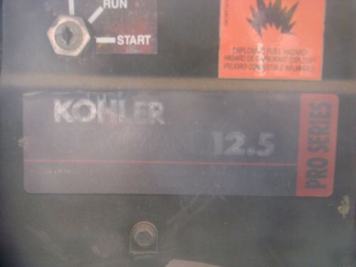 Speedaire 12.5HP gas powered air compressor -no 