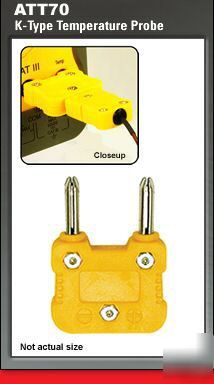 Uei ATT70 k-type thermocouple temperature plug adapter