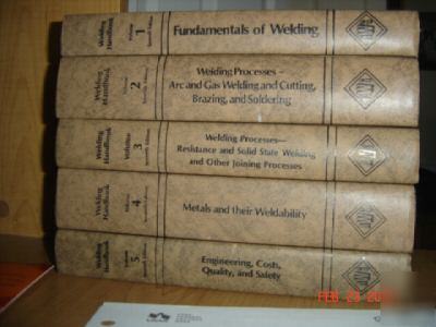 Aws welding handbook complete 7TH edition set