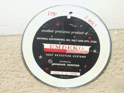 Emdeko heat detection systems 175 deg 3V detector