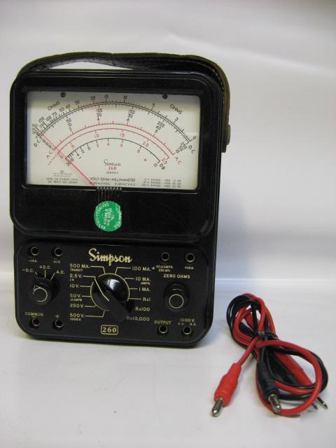 Simpson model 260 series 6 volt ohm multimeter free