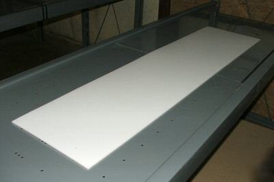 Solid virgin teflon sheet 3/8