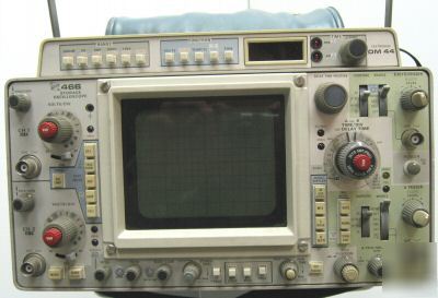 Tektronix 466 100MHZ oscilloscope with dm 44 and probes