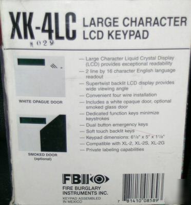 Fbii xk-4LC keypad large character lcd xl-2 xl-2S xl-2G