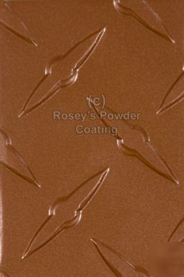 New 1 lb copper metallic 40% gloss powder coating ( )