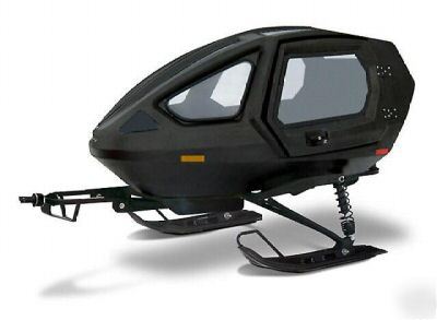 Atv & snowmobile coach / human pod skiis snow or tires