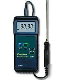 Extech 407907 heavy duty rtd thermometer with pc interf