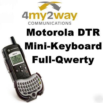 Motorola DTR550/650 mini-keyboard full qwerty