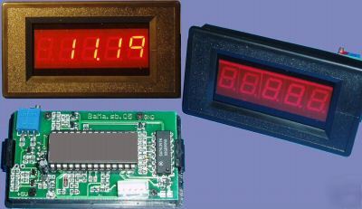 4-1/2 ledÂ dc volt meter 20MV,20V,50V selectable